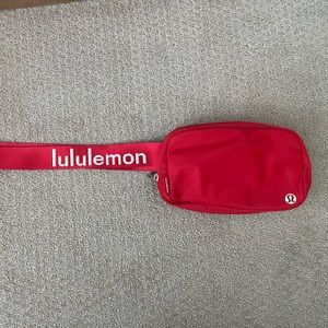 Lululemon Educator Red Belt Bag